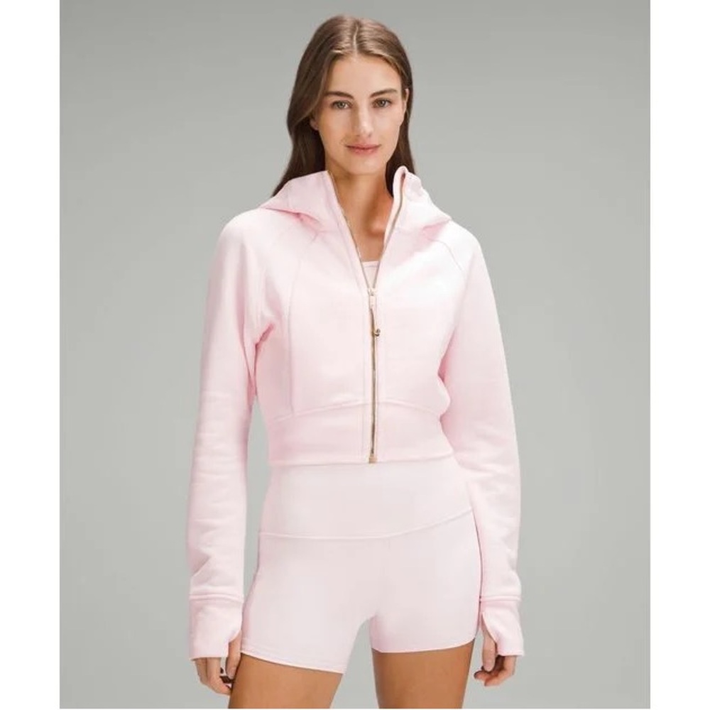 Lululemon scuba full zip cropped hoodie